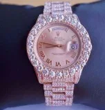 Unused Rolex Day Date II 2 President Rose Gold 33 Carat Diamonds