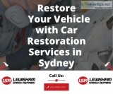 Restore Your Vehicle with Car Restoration Services in Sydney