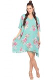 Women s Kaftan Tunic Top Kimono Evening Top One Size Green &ndas