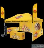 Custom Shade Tents Package with Full Graphics and Branded Logo  