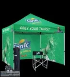 10x10 Promotional Canopies with Printing and Material