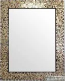 30&quot Multi-Colored and Gold Luxe Mosaic Glass Framed Mosaic W