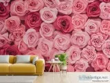 Black and White Floral Wallpaper  Floral Wallpaper for Walls