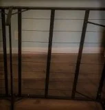 Black Metal Bed Frame (Light Well Built) Great Quality ONLY 18