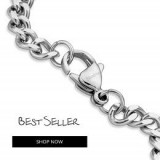 Mens Stainless Steel Chains  SILVADORE