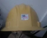 Helmet (light strong) with USA sticker JUST 5