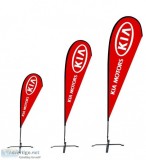Custom Advertising Flags with different sizes and shapes  Starli