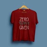 Zero F Given Round Neck Graphic T- Shirt