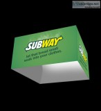 Top Custom Hanging Banner with Aluminum Frame