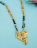 Anuradha Art Jewellery Offers Long Mangalsutra Designs in Gold a