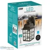 FEIT Electric LED Outdoor Security Lantern 15&quotHigh Oil Rubbe