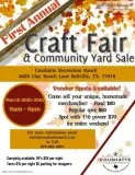 1st Annual Craft Fair and Community Garage Sale