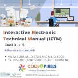 Interactive electronic technical manual services levels in hyder