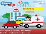 24 Hours Medivic Road ICU Ambulance in Patna Bihar