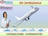 Book Top Air Ambulance Service in Bilaspur by Medivic Aviation a