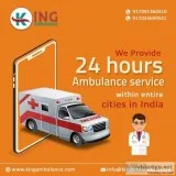 King Road ICU Setup Ambulance Service in Ranchi the medical feat