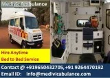 Low Cost Medivic  Road Ambulance Services in Saket