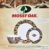 Mossy Oak Break-Up Infinity 12-Piece Dinnerware Set  Casual 12-p