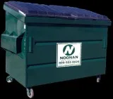 Commercial Dumpster Removes All Accumulated Debris In A Second