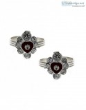 Shop for Silver Toe Rings Online for Women at Best Price by Anur