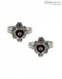Shop for Silver Toe Rings Online for Women at Best Price by Anur