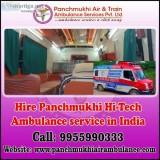 Safe Medical Transport by Panchmukhi Ambulance Service in Churac