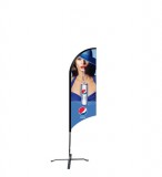 Custom Advertising Flags  Feather Flags For Sale - Branded Canop