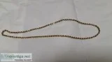 14k Yellow Gold Rope Necklace