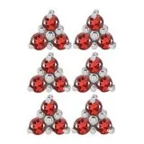 Buy Genuine sterling silver Garnet stone jewelry At Wholesale Pr