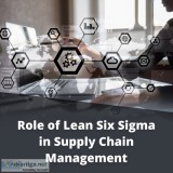 Role of lean six sigma in scm