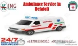 Hired King Ambulance Service in Dhurwa with ICU-Support