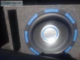Car Audio System. Subwoofer Ported Box Amplifier. NEW