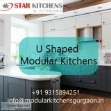 Best Kitchen Manufacturers for U Shaped Modular Kitchens in Gurg