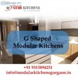 Best Kitchen Manufacturers for G Shaped Modular Kitchens in Gurg