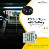 Order Now LED Exit Signs with Battery Backup