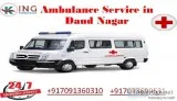 Hired Hassle-free Ambulance Service in Daud Nagar by King