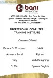 BANI Technology Kengeri Offers training on ADVANCE EXECL