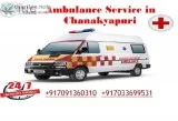 Now Get Most Reliable Ambulance Service in Chanakyapuri by King