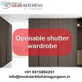 Best Modular Kitchen Manufacturer in Gurgaon  Openable shutter w