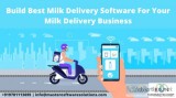 Mobile app for milk delivery