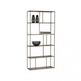 Buy Sunpan Eiffel Bookcase Large Antique Brass  Bookcases and Et