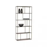 Buy Sunpan Eiffel Bookcase Large Antique Brass  Bookcases and Et