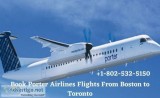 Book porter airlines flights from boston to toronto