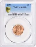 1956 Wheat Penny MS-65 RD