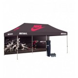 10x20 Custom Printed Pop Up Canopy Tent With Graphics and Design