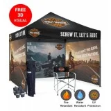 Unlimited Color Printing On Custom Canopy Tent - Tent Depot  Van