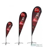Teardrop Banner for Custom Indoor and Outdoor Sales