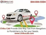 One Way Taxi from Bangalore to Pondicherry-Chiku Cab