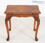 Buy Queen Anne Side Table - Walnut Occasional Antique Online