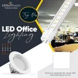 Use LED Office Lighting to enhances productivity.